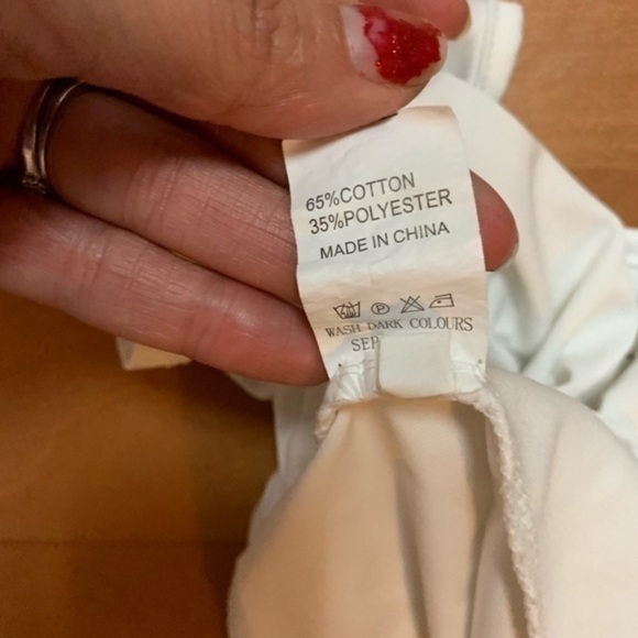 White Halter Crop Top Size Medium - Picture 5 of 6